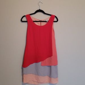 BCBG coral dress